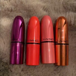 NEVER USED Mini MAC cosmetics lipsticks